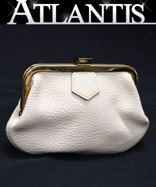Louis Vuitton Suhali Portemonnaie Purse Blanc Size ONE SIZE