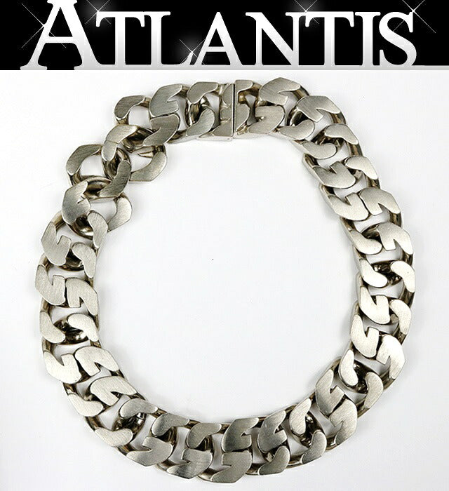 GIVENCHY G-Chain Choker Necklace Silver Size ONE SIZE