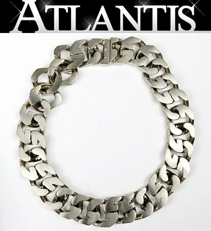 GIVENCHY G-Chain Choker Necklace Silver Size ONE SIZE