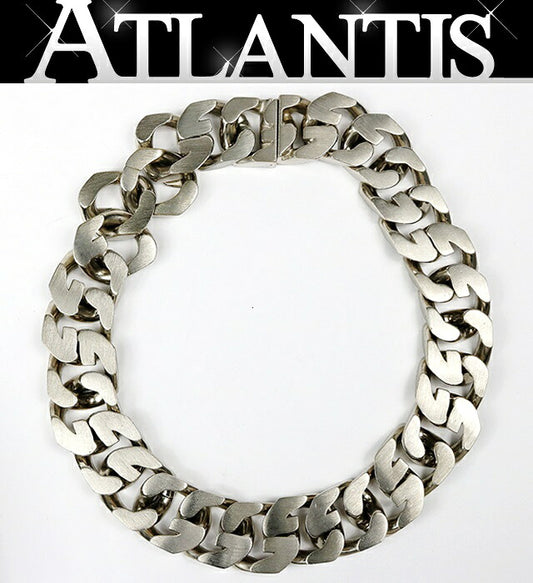 GIVENCHY G-Chain Choker Necklace Silver Size ONE SIZE