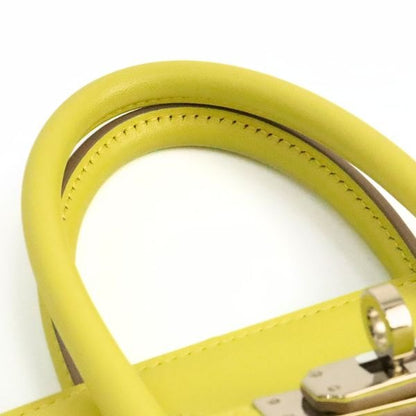 HERMES Birkin 25 Swift Leather Lime Handbag Size ONE SIZE