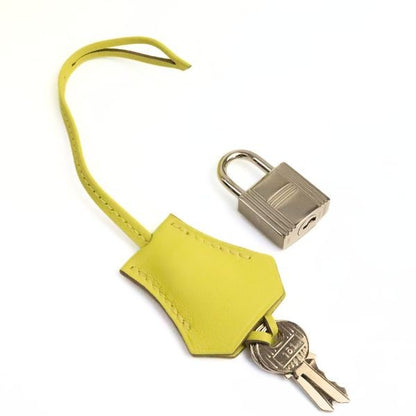 HERMES Birkin 25 Swift Leather Lime Handbag Size ONE SIZE
