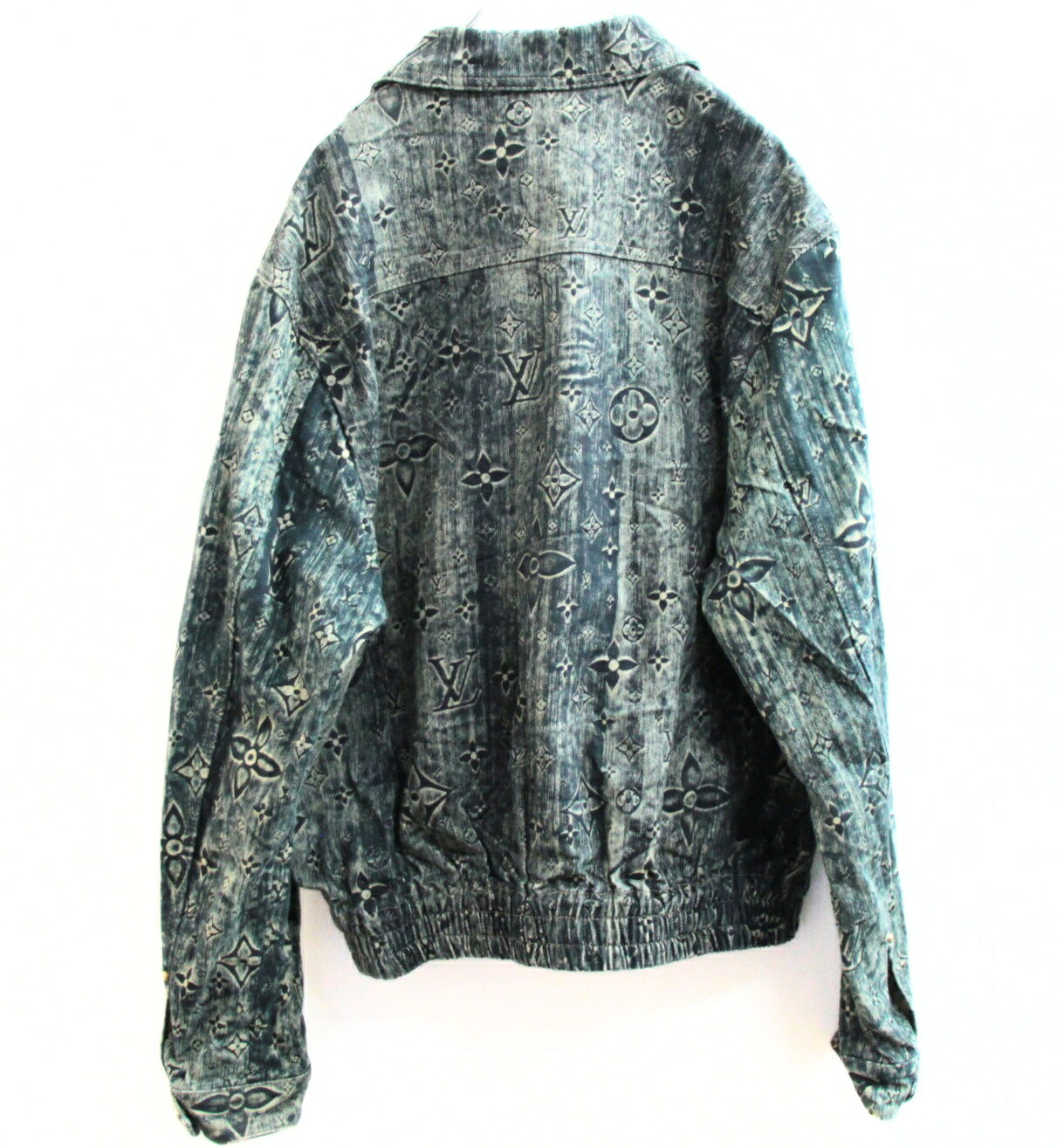 Louis Vuitton 23SS Monogram Denim Jacket Blue Size 52