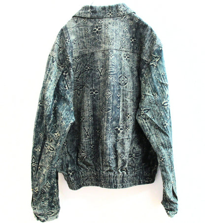 Louis Vuitton 23SS Monogram Denim Jacket Blue Size 52