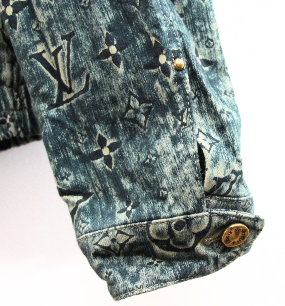 Louis Vuitton 23SS Monogram Denim Jacket Blue Size 52