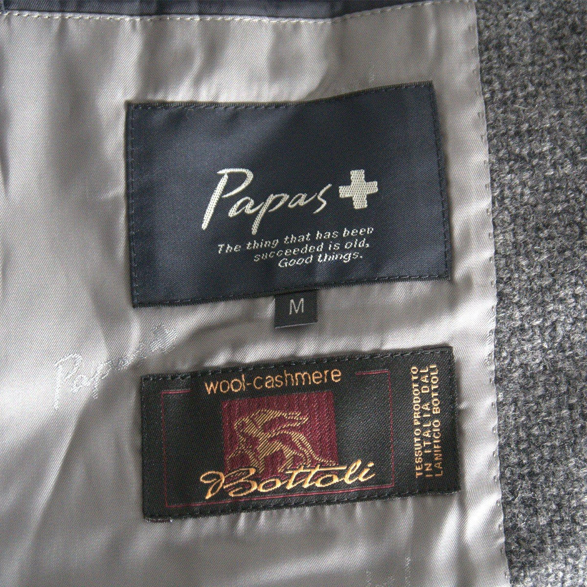 PAPAS PLUS Wool Cashmere Tailored Jacket Size M
