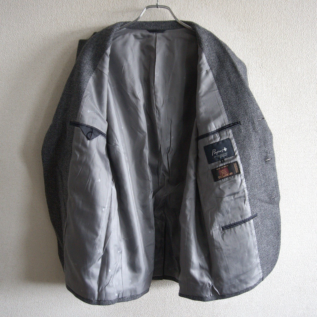PAPAS PLUS Wool Cashmere Tailored Jacket Size M
