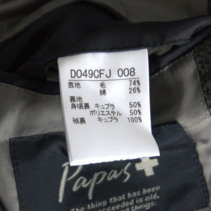 PAPAS PLUS Wool Cashmere Tailored Jacket Size M