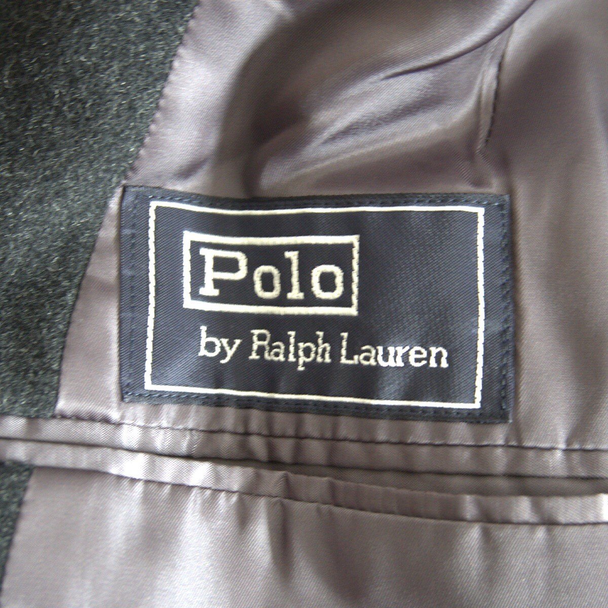 POLO RALPH LAUREN Dark Gray Wool Chester Coat Size L