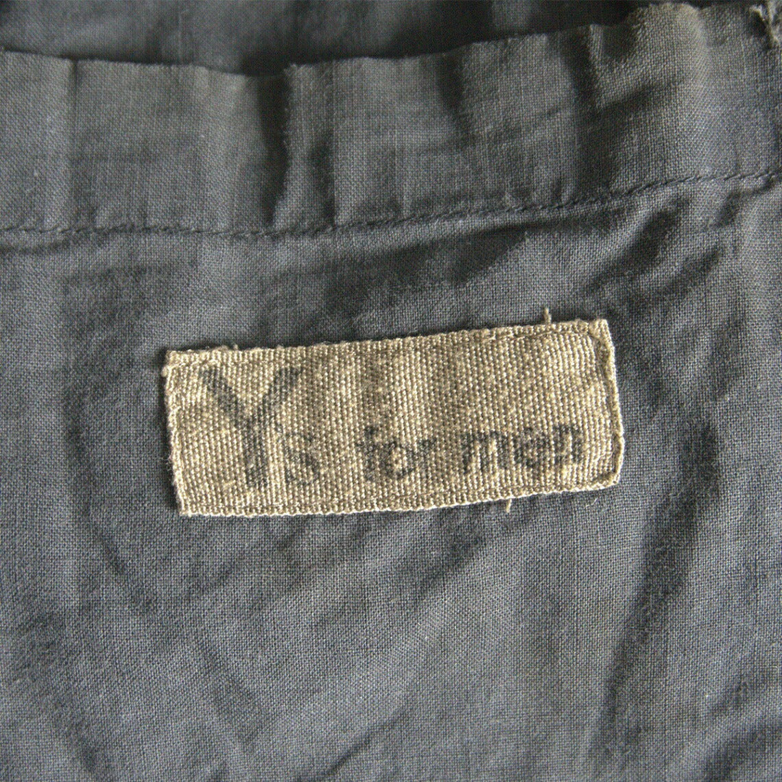 Y's for Men Wool Plaid Zip Jacket Size XL