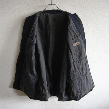 Y's for Men Wool Plaid Zip Jacket Size XL