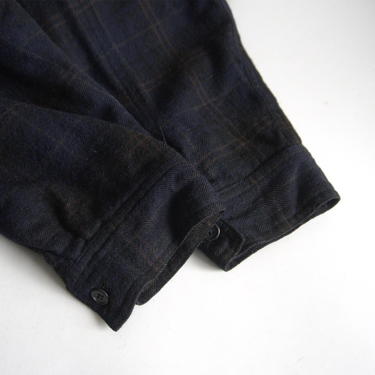 Y's for Men Wool Plaid Zip Jacket Size XL