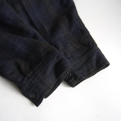 Y's for Men Wool Plaid Zip Jacket Size XL