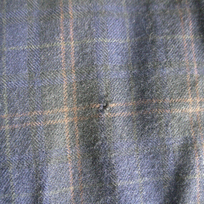 Y's for Men Wool Plaid Zip Jacket Size XL
