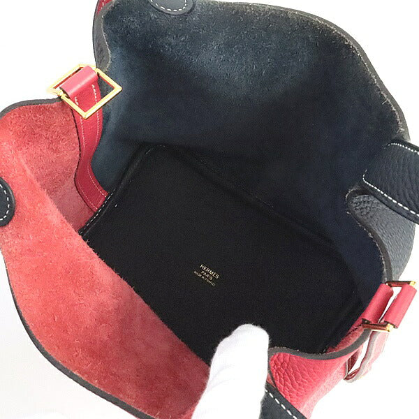 HERMES Picotin Lock PM Cazac Rose Nuit Bag Size ONE SIZE