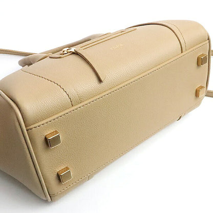 CELINE Small New Luggage Grained Bag Beige Size ONE SIZE