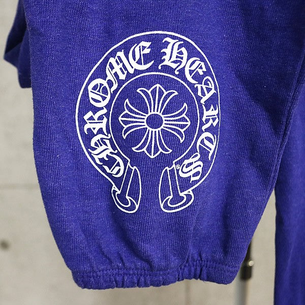 CHROME HEARTS Horseshoe Sweatpants Purple Size M
