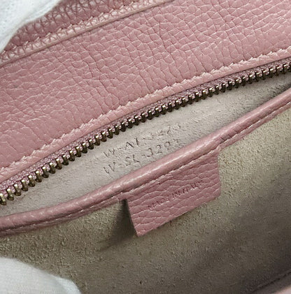 CELINE Luggage Nano Shopper Leather Bag Pink Size ONE SIZE