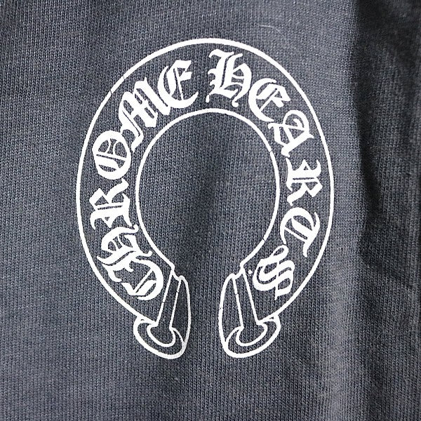 CHROME HEARTS Horseshoe Old English Sweatpants Gray Size M