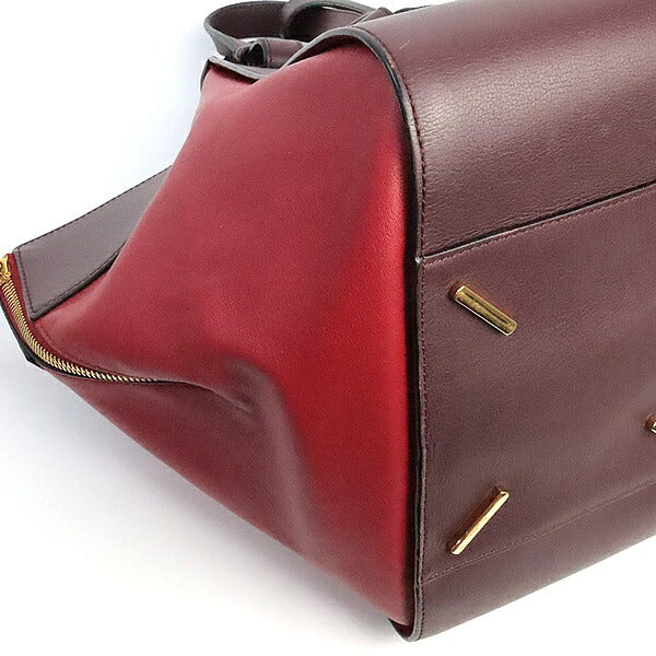 LOEWE Hammock Small Red Bordeaux Leather Bag Size ONE SIZE