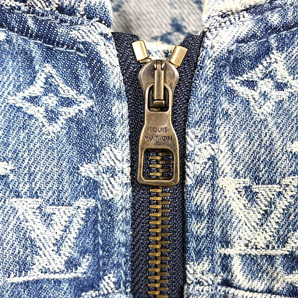 Louis Vuitton NIGO Monogram Patchwork Jacket Blue Size 46
