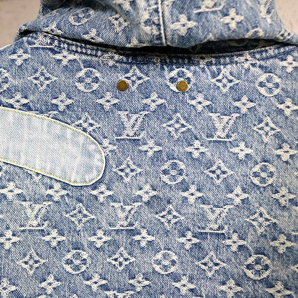 Louis Vuitton NIGO Monogram Patchwork Jacket Blue Size 46
