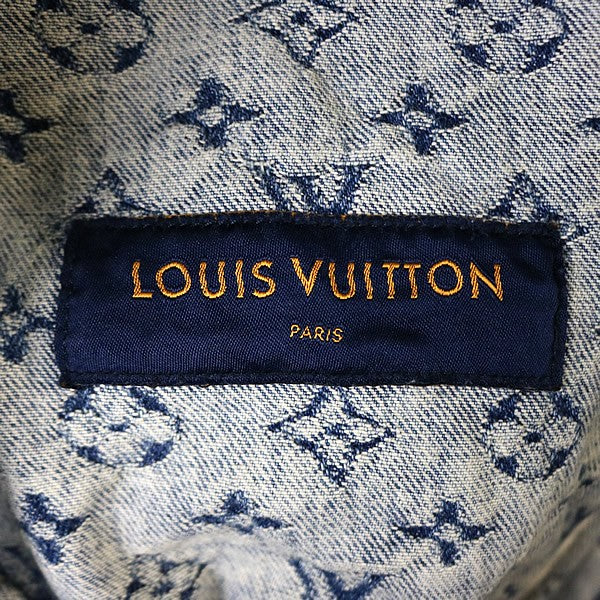 Louis Vuitton NIGO Monogram Patchwork Jacket Blue Size 46