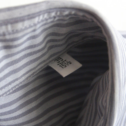 HERMES Sellier Button Cotton Stripe Shirt France Size XXL