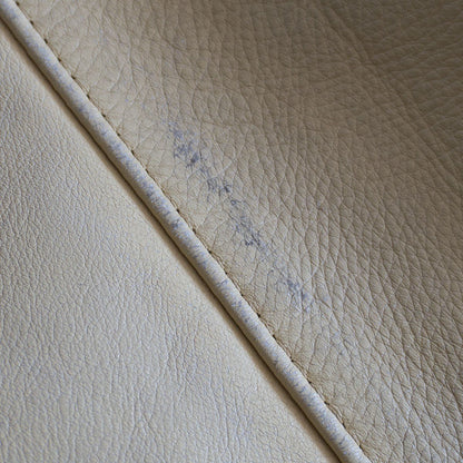VAN JAC Leather-sleeved varsity jacket Size M