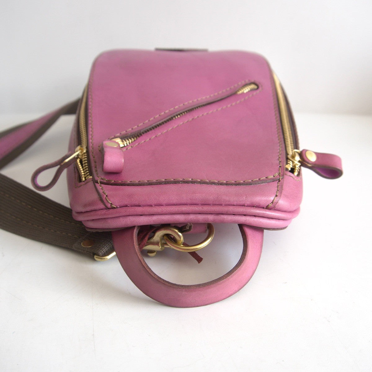 HERZ Triple zip body bag Purple