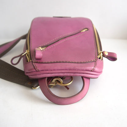 HERZ Triple zip body bag Purple