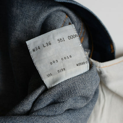 Levi's x ZXX 551ZXX Big E Jeans Denim Pants Size 34×36