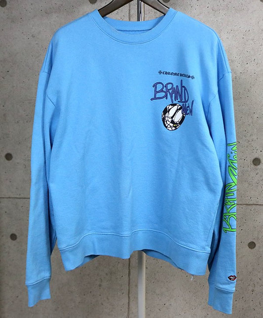 CHROME HEARTS PPO Matty Boy Brain New Print Crewneck Size L