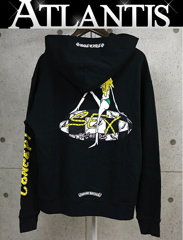 CHROME HEARTS PPO Matty Boy Sex Records Print Hoodie Size L