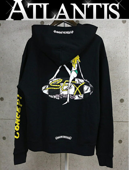 CHROME HEARTS PPO Matty Boy Sex Records Print Hoodie Size L