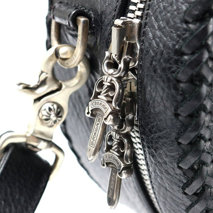 CHROME HEARTS BLUE MOON 2-Way Leather Bag Size ONE SIZE