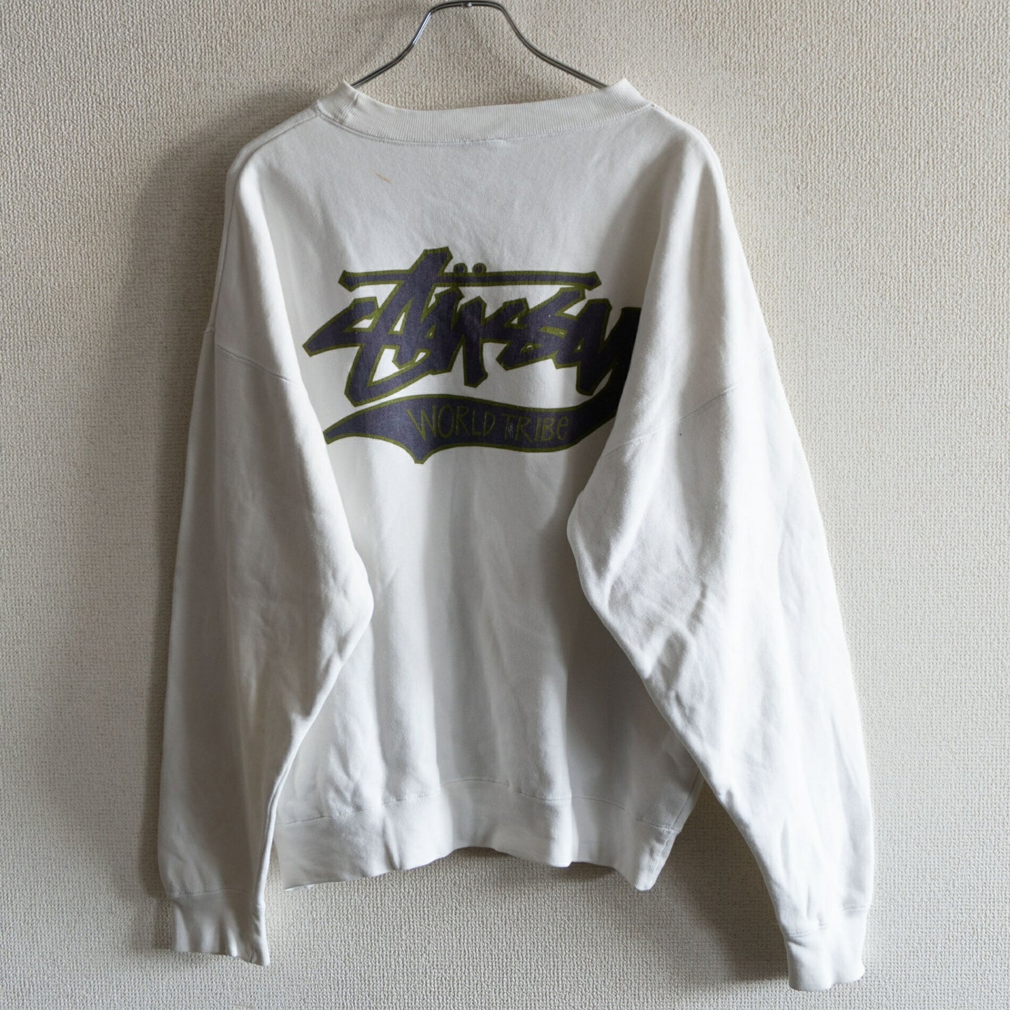 Stussy 80S Double-sided print sweatshirt Size XL