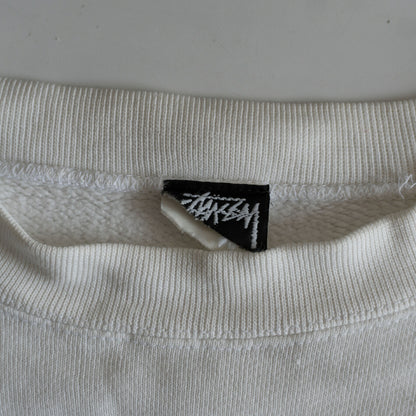 Stussy 80S Double-sided print sweatshirt Size XL