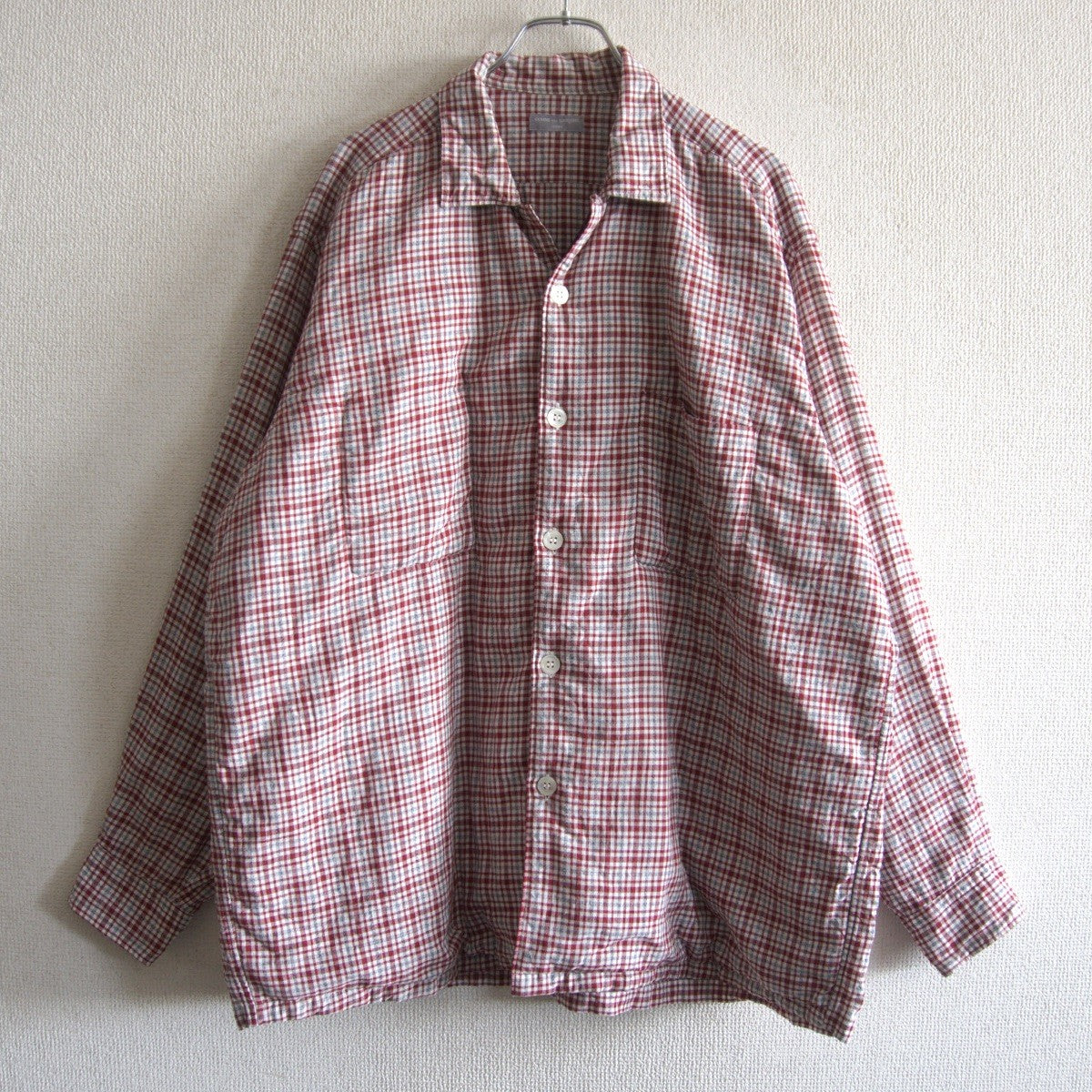 Comme des Garcons 90S Plaid Camp Shirt Size XL