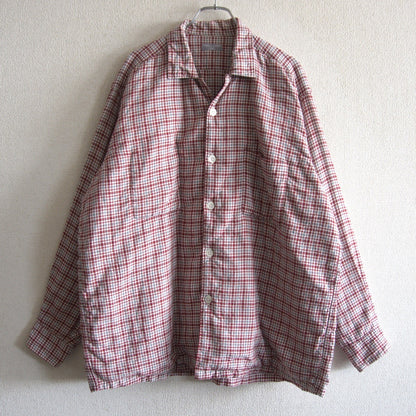 Comme des Garcons 90S Plaid Camp Shirt Size XL