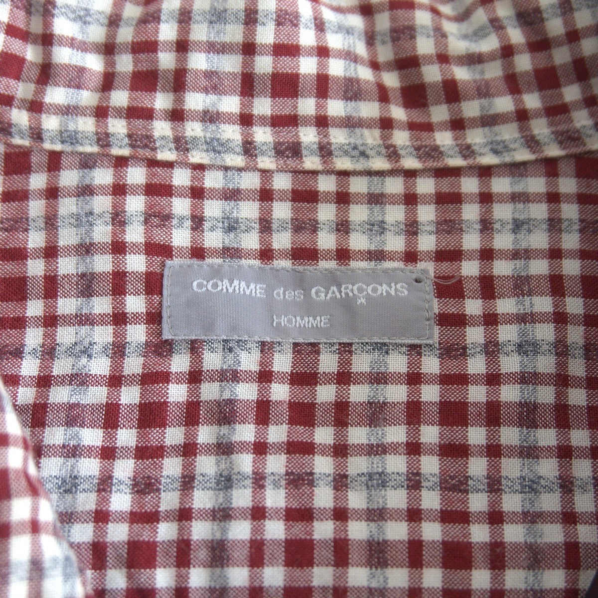 Comme des Garcons 90S Plaid Camp Shirt Size XL