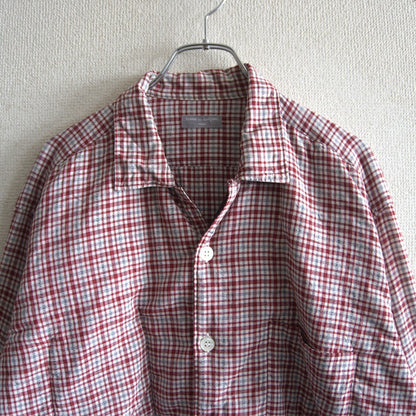 Comme des Garcons 90S Plaid Camp Shirt Size XL