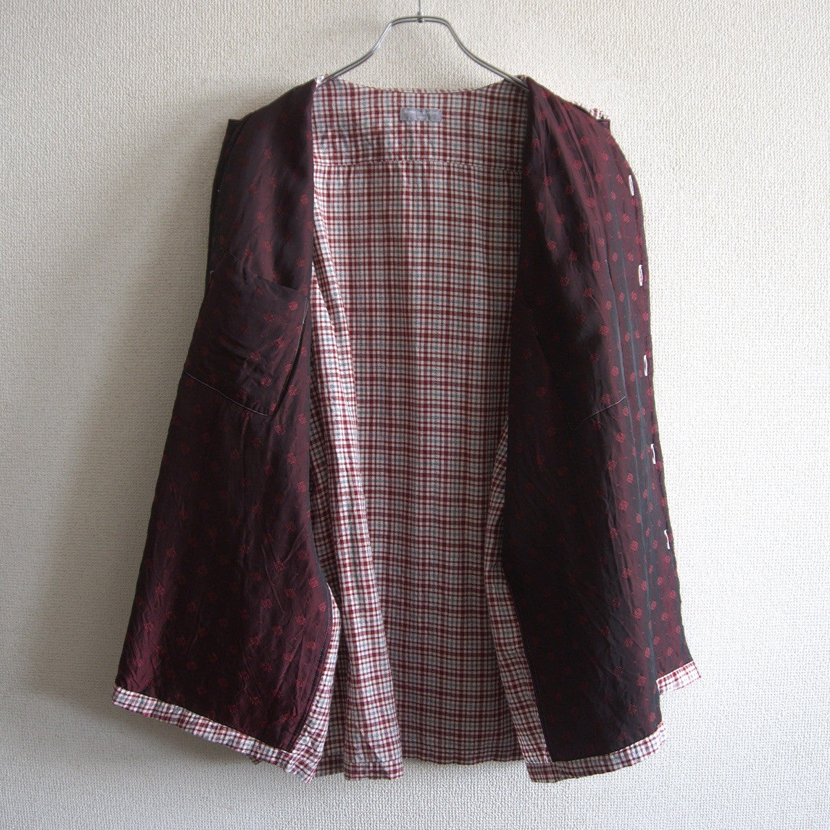 Comme des Garcons 90S Plaid Camp Shirt Size XL