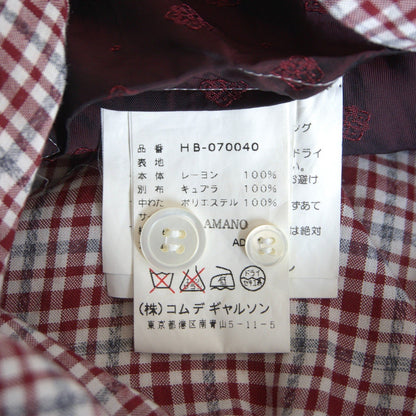 Comme des Garcons 90S Plaid Camp Shirt Size XL