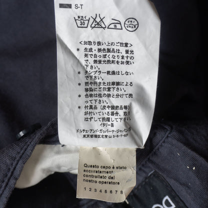 Dolce & Gabbana 50 Distressed Denim Biker Jacket Size 50
