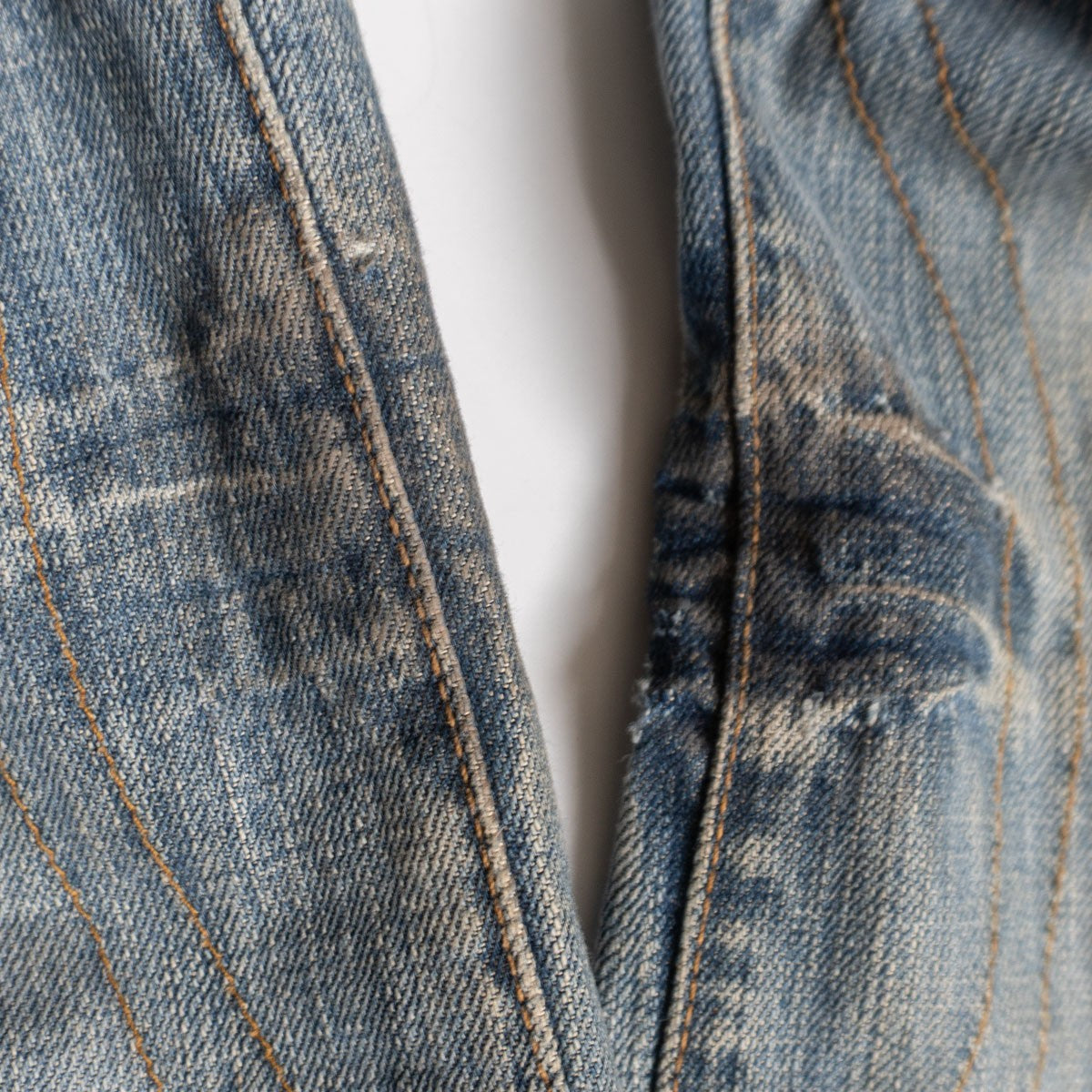 Dolce & Gabbana 50 Distressed Denim Biker Jacket Size 50