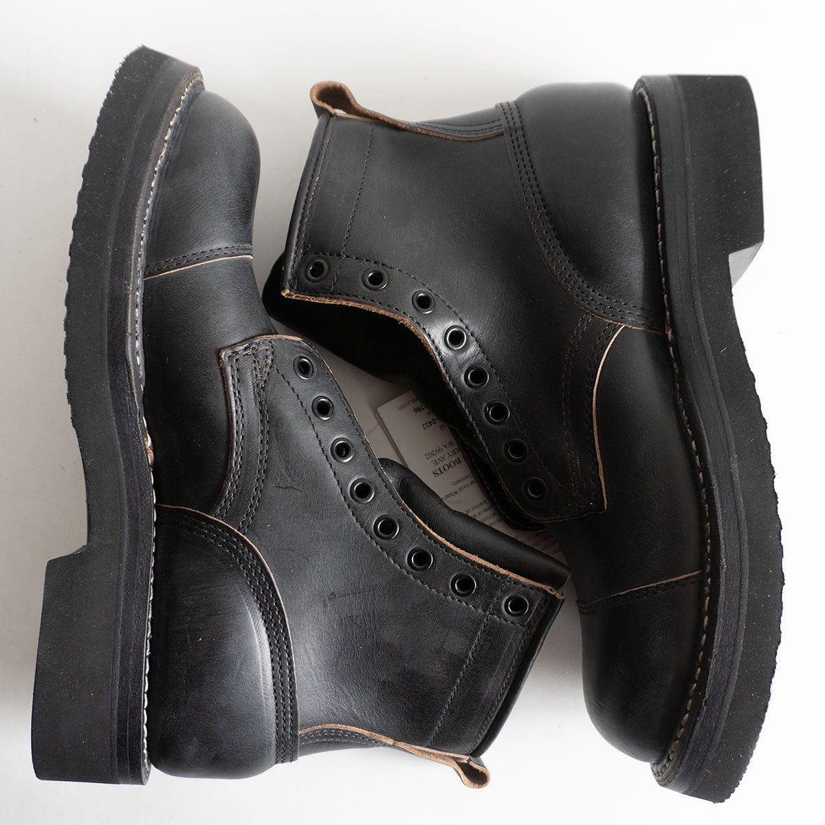 White's Boots NORTH WEST CROME EXCEL Boots Black Size 7