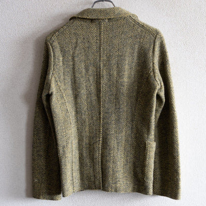 45R Soft Tweed Herringbone Jacket Size M