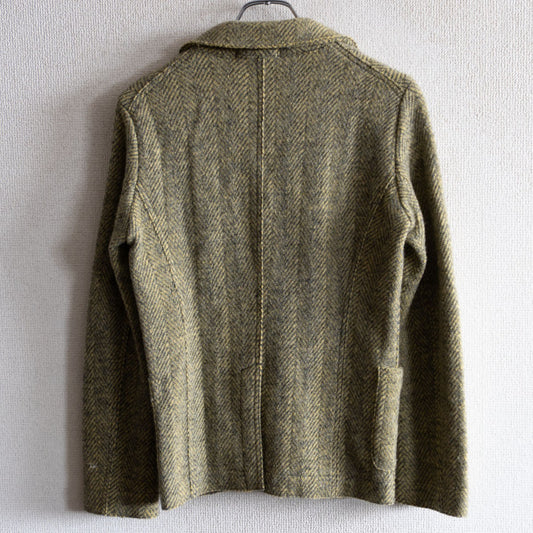 45R Soft Tweed Herringbone Jacket Size M