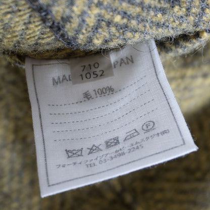 45R Soft Tweed Herringbone Jacket Size M